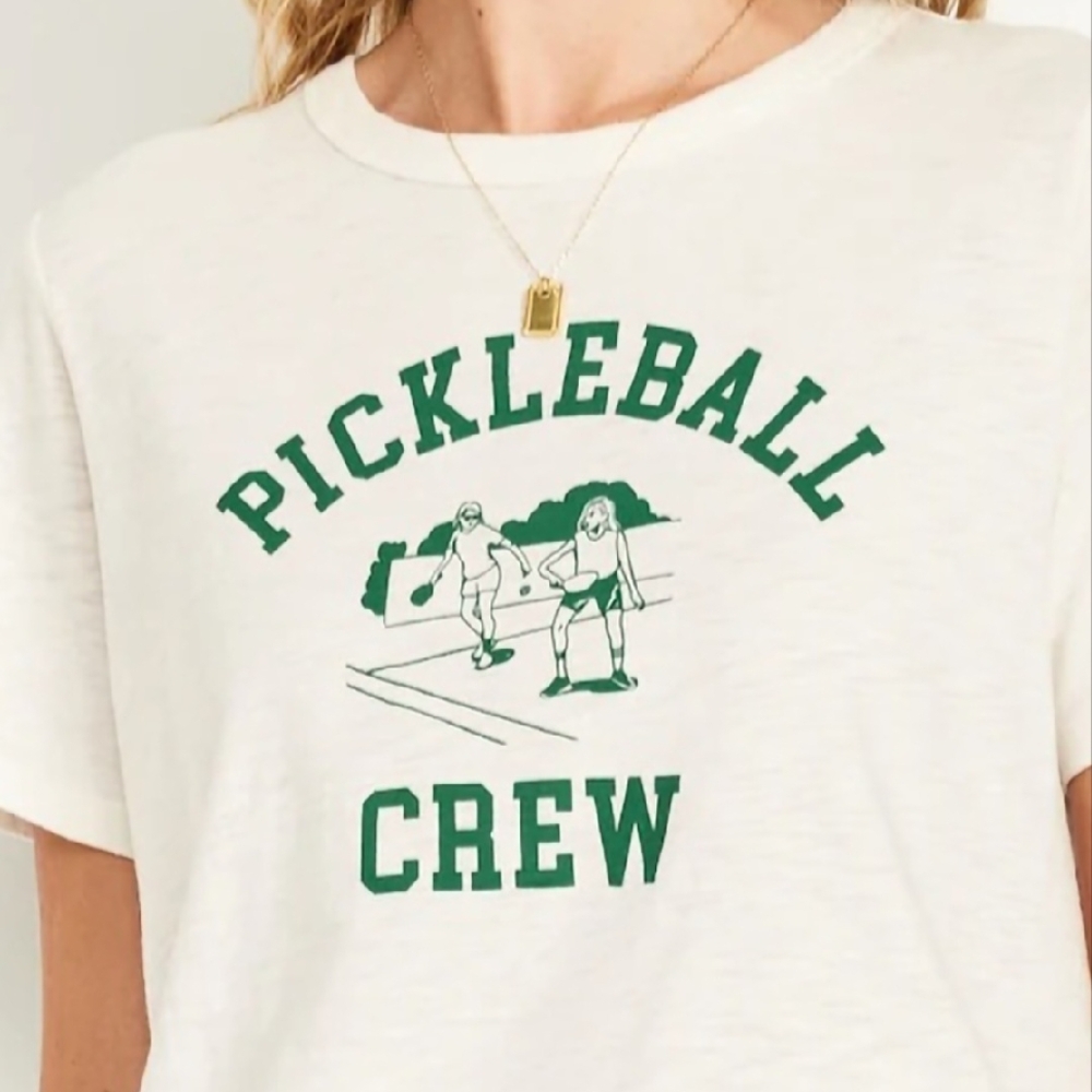 Pickleball Crew Graphic Tee-PLUS SIZE